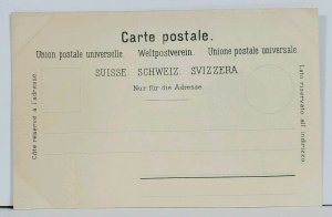 Switzerland Gruss Aus Ebnat-Kappel c1900 View Postcard G16