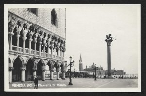 Plaza of San Marco Venice ITALY RPPC Unused c1920s