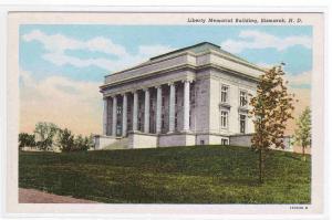 Liberty Memorial Bismarck North Dakota postcard