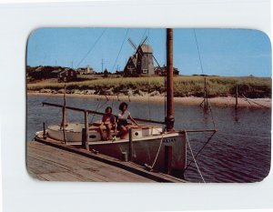 Postcard Quaint Scene On Herring River, Cape Cod, Massachusetts