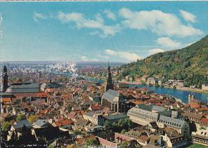 Germany Heidelberg Blick Vom Schloss Aof Stadt und Neckar