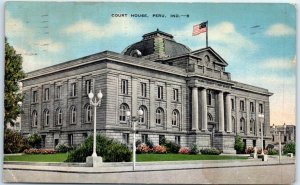 M-100714 Court House Peru Indiana USA