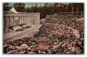 Vintage 1922 Postcard Greek Amphitheatre University of California Berkeley CA