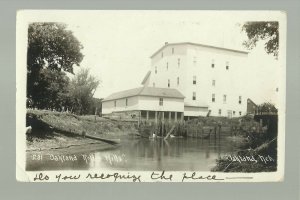 Oakland NEBRASKA RP 1912 ROLLER MILLS Flour Mill nr West Point Hooper Lyons