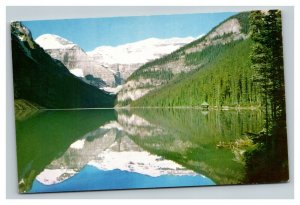 Vintage 1960's Postcard Lake Louise Mt. Lefroy Victoria Glacier Banff Canada