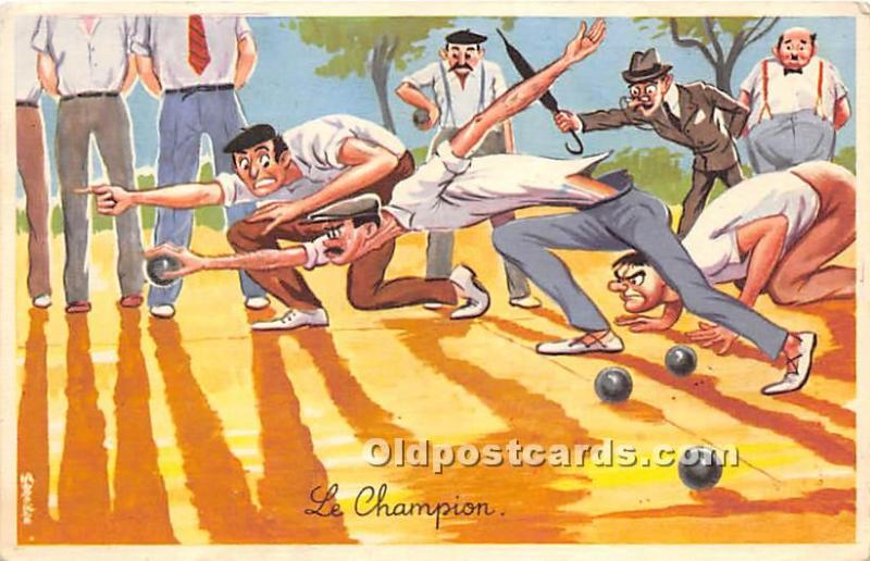 Le Champion Lawn Bowling 1965 