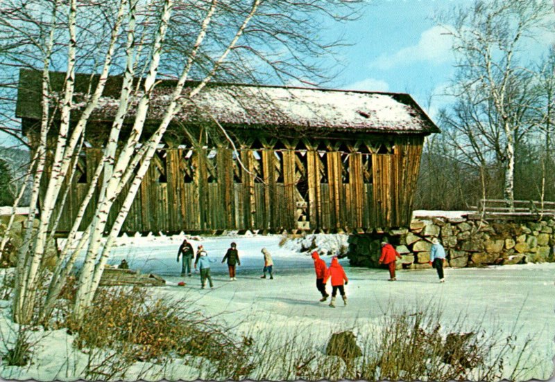 Wisconsin Greetings With Ice Skating Scene