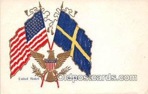 United States Sweden Patriotic Unused 