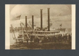 Ca 1917 Post Card 1866 An Excursion Down The Missouri Celebrating By The RR On--