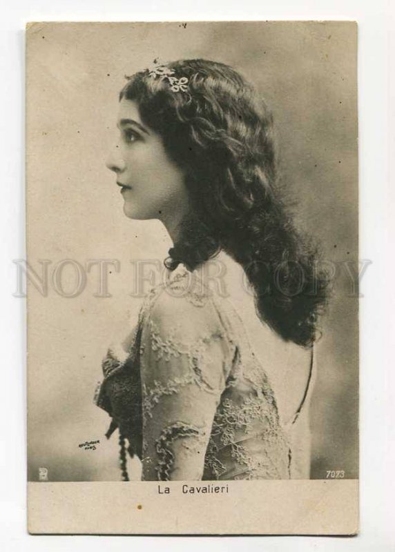 3069889 CAVALIERI Italian OPERA Singer REUTLINGER old