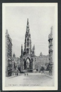 Scotland Postcard - The Scott Monument, Edinburgh      RS15385
