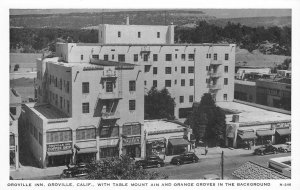 OROVILLE INN Oroville, California Table Mountain ca 1940s Vintage Postcard 