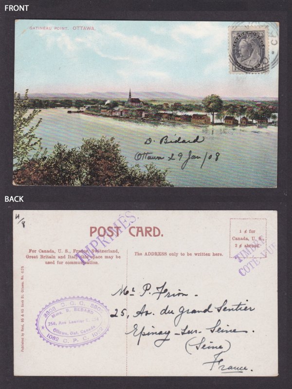 Postcard, CANADA, Ottawa, Gatineau Point
