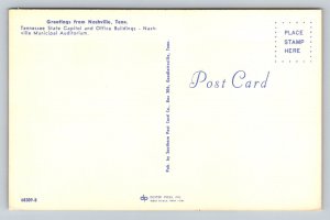 Nashville  Tennessee   Postcard