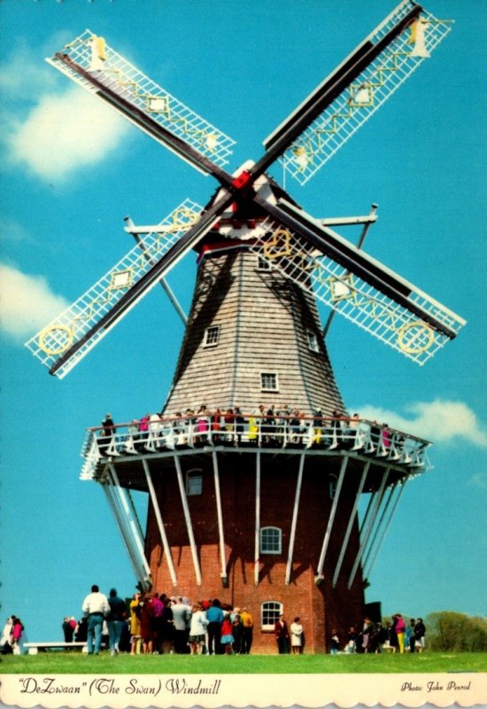 Michigan Holland Windmill Island De Zwaan The Swan Windmill