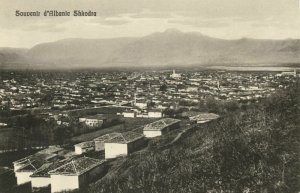 albania, SHKODRA SHKODER SCUTARI, Panorama (1910s) Postcard (2)