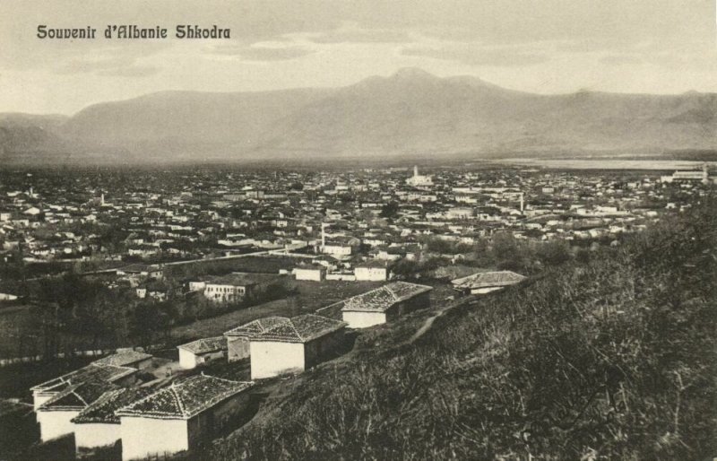 albania, SHKODRA SHKODER SCUTARI, Panorama (1910s) Postcard