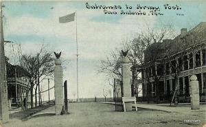 5813 Entrance to Army Post SAN ANTONIO, TEXAS #9324