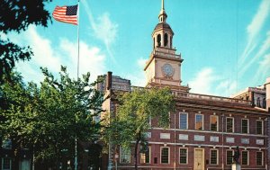 Vintage Postcard Independence Hall National Park State House Philadelphia Penna