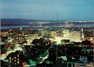 Canada Hamilton Looking From The Mountain At Night