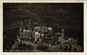 CPA Burg HOHENZOLLERN vom Flugzeug aus GERMANY (862117)