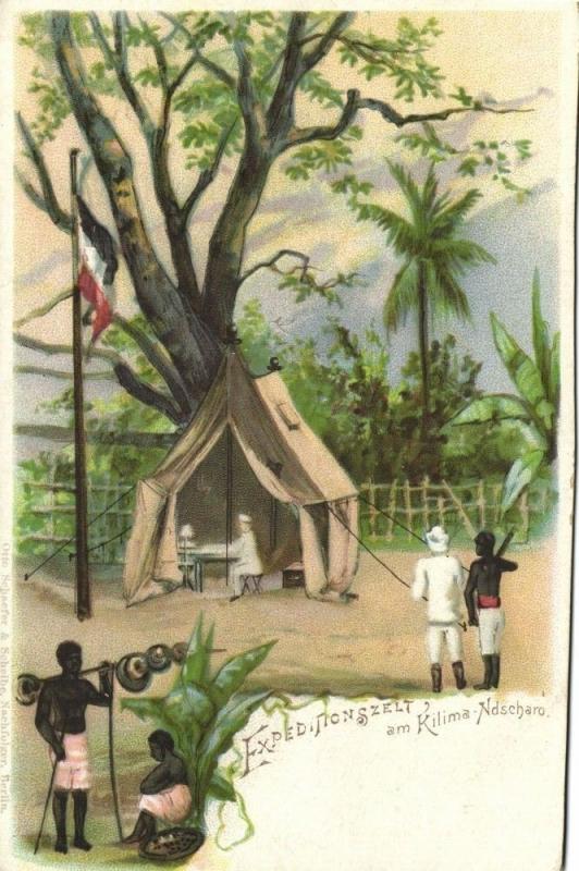 German East Africa, Tanzania, Mount Kilimanjaro, Expedition Tent (1899)