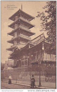 Belgium Brussells Laeken La Tour Japonaise Vue De I Avenue Van Praet 1935