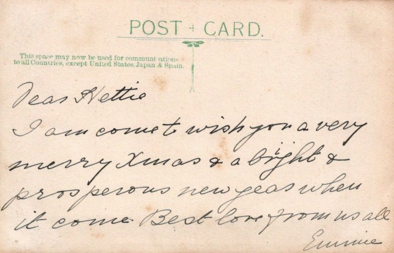 Genealogy Postcard - Ancestors - Fashion - RP of Well Dressed Young Lady RS22480