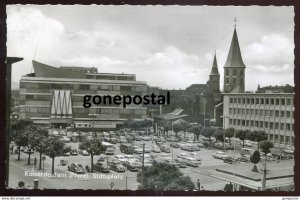 dc1574 - GERMANY Kaiserslautern 1965 Stiftsplatz. Real Photo Postcard