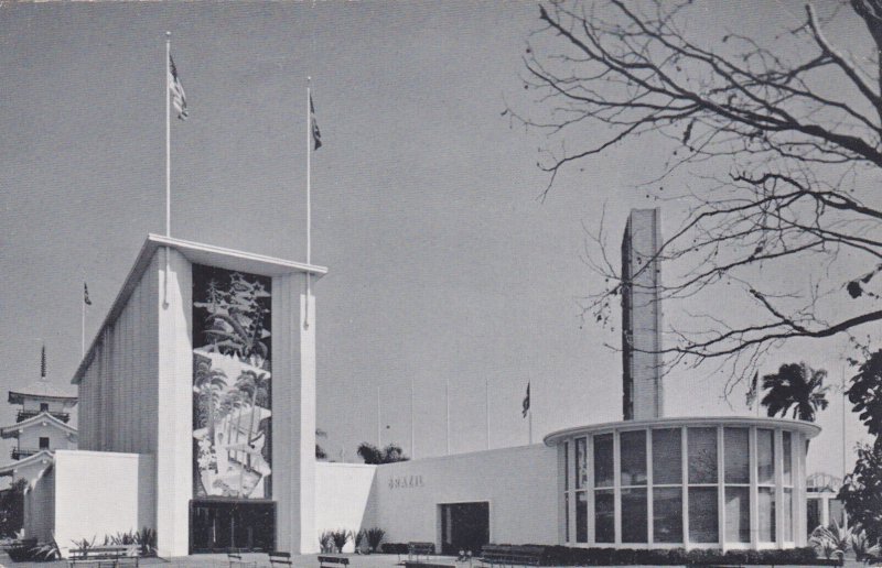 New York World's Fair 1939 united States Of Brazil Pavilion Real Photo