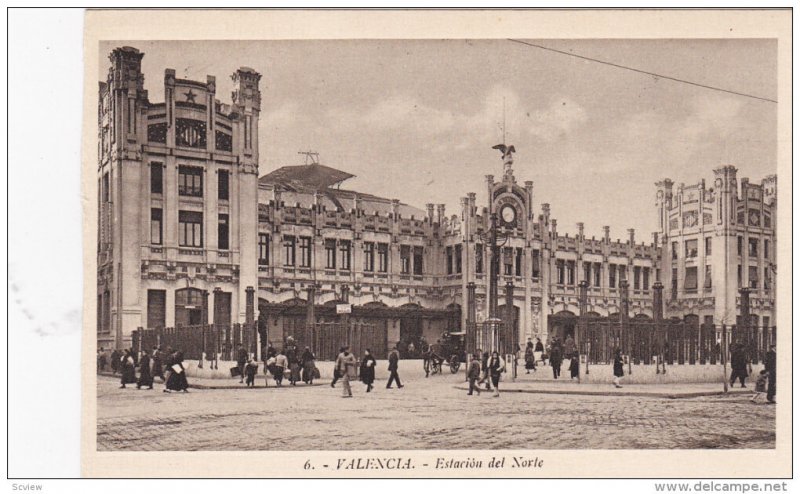 VALENCIA, Comunidad Valenciana, Spain, 1900-10´s; Estacion Del Norte