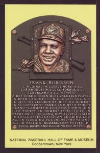Frank Robinson Baseball Hall Fame Post Card 3294