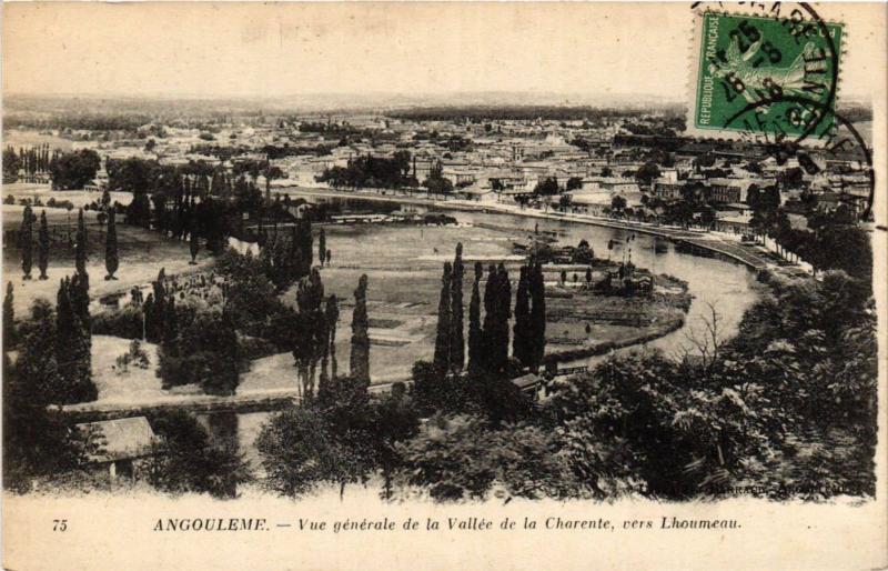 CPA ANGOULEME - Vue générale de la Vallée de la CHARENTE vers Lhoumeau (654450)