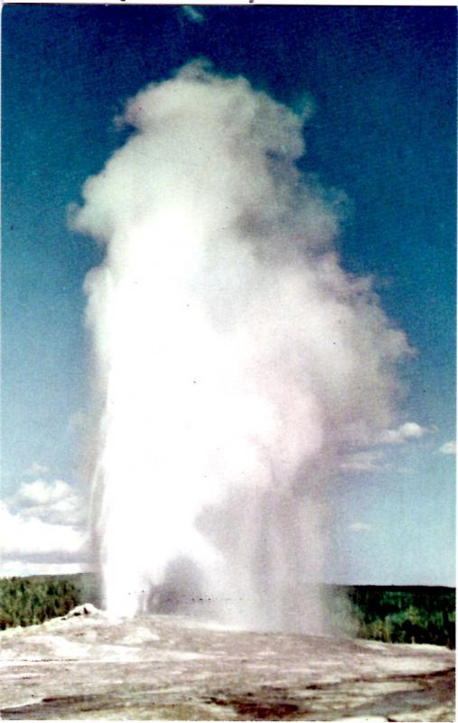 Haynes 51 Series, #039 Old Faithful Geyser, Yellowstone National Park