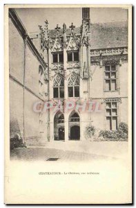 Old Postcard Chateaudun Chateau Inner View