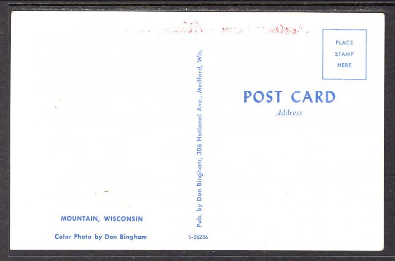 Greetings From Mountain,WI BIN