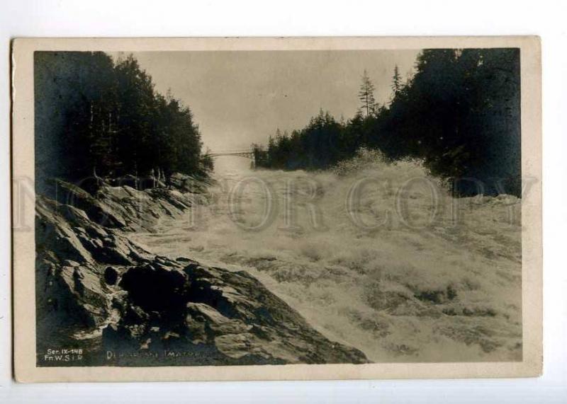 236613 FINLAND IMATRA Vintage von der Ley photo postcard