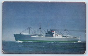 South Africa Postcard SS Robin Sherwood American Flag Sailings c1910 Antique