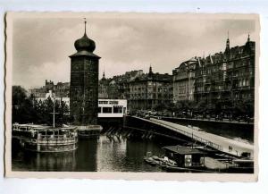 235750 CZECH PRAHA Hotel Manes Vintage photo postcard