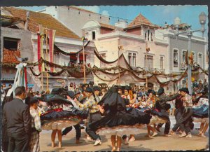 Portugal Postcard - Nazare Dancing - Regional Dresses T762