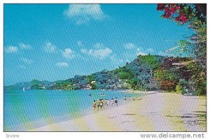 One of the beautiful beaches, West Indies, 40-60s