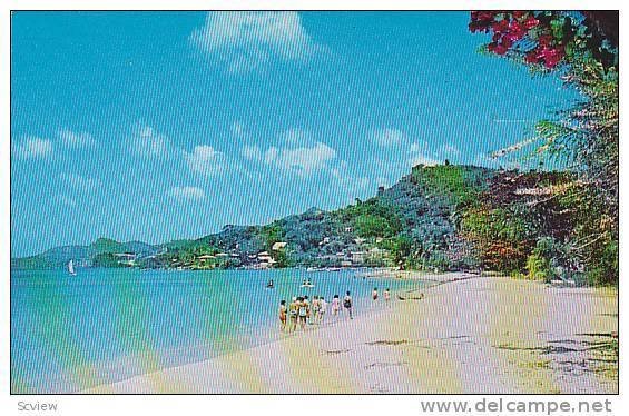 One of the beautiful beaches, West Indies, 40-60s