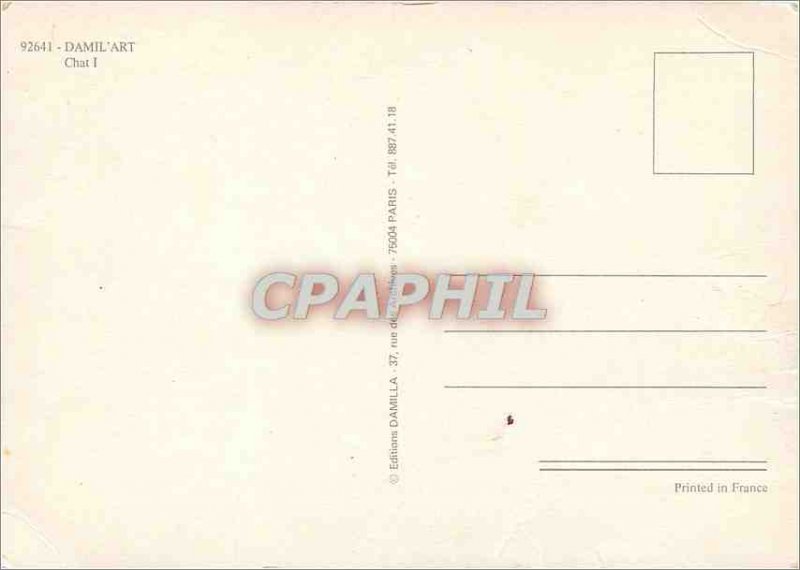 Postcard Modern Damil'Art Chat