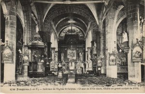 CPA Fougeres Interieur de l'Eglise St Sulpice (1237700)