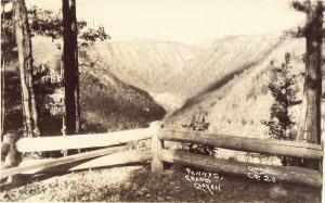 RPPC - View of Pennsylvania's Grand Canyon