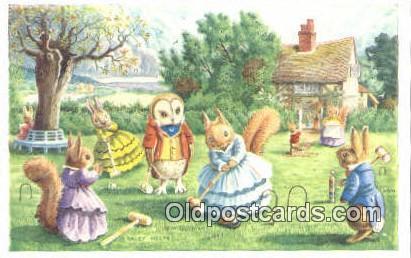 Racey Helps Post Card, Artist Signed Post Card Old Vintage Antique, PK 235  P...