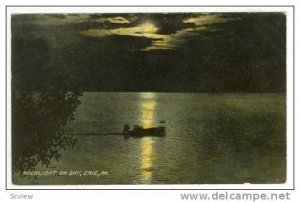 Moonlight on Bay, Erie, Pennsylvania,  PU-1909