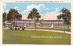 Boys' Dormitory Building, Masonic Home - Utica, New York