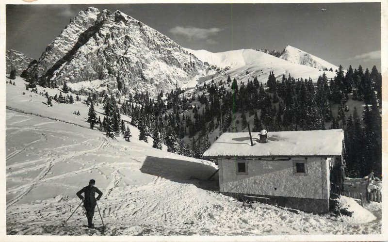 Mountaineering Italian Alps Merano Avelengo ski refuge 1934