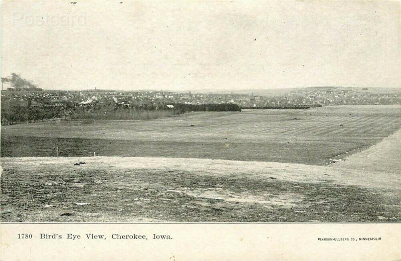 IA, Cherokee, Iowa, Bird's Eye View, Pearson Ullberg No. 1780